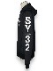 ZIP�ա��ǥ��� DOUBLE KNIT EMBOSS CAMO SHIELD LOGO ZIP HOODIE BLACK��WHITE SY32 by SWEET YEARS �����磻�����ƥ��ȥ��Х����������ȥ��䡼��