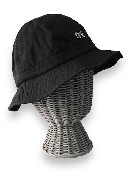 �Х��åȥϥå� EMBROIDERY MINI LOGO BUCKET HAT BLACK �� WHITE SY32 by SWEET YEARS �����磻�����ƥ��ȥ��Х����������ȥ��䡼��
