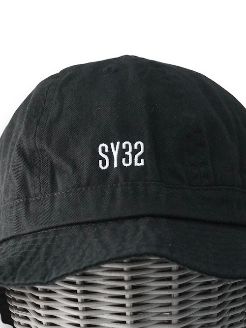 �Х��åȥϥå� EMBROIDERY MINI LOGO BUCKET HAT BLACK �� WHITE SY32 by SWEET YEARS �����磻�����ƥ��ȥ��Х����������ȥ��䡼��