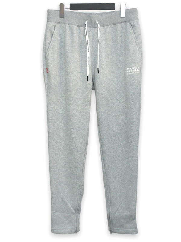 SY32 by SWEET YEARS��BASIC SWEAT ZIP PANTS��GRAY