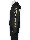 ZIP�ա��ǥ��� DOUBLE KNIT EMBOSS CAMO SHIELD LOGO ZIP HOODIE BLACK��GOLD SY32 by SWEET YEARS �����磻�����ƥ��ȥ��Х����������ȥ��䡼��