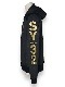 ZIP�ա��ǥ��� DOUBLE KNIT EMBOSS CAMO SHIELD LOGO ZIP HOODIE BLACK��GOLD SY32 by SWEET YEARS �����磻�����ƥ��ȥ��Х����������ȥ��䡼��