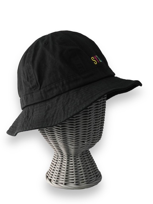 �Х��åȥϥå� EMBROIDERY MINI LOGO BUCKET HAT BLACK �� MULTI SY32 by SWEET YEARS �����磻�����ƥ��ȥ��Х����������ȥ��䡼��