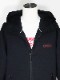 SY32 by SWEET YEARS��DOUBLE KNIT EMBOSS HOODIE-10807��BLACK ���:19,800��