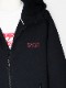 SY32 by SWEET YEARS��DOUBLE KNIT EMBOSS HOODIE-10807��BLACK ���:19,800��