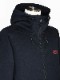 SY32 by SWEET YEARS��DOUBLE KNIT EMBOSS HOODIE-10807��BLACK ���:19,800��
