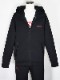 SY32 by SWEET YEARS��DOUBLE KNIT EMBOSS HOODIE-10807��BLACK ���:19,800��