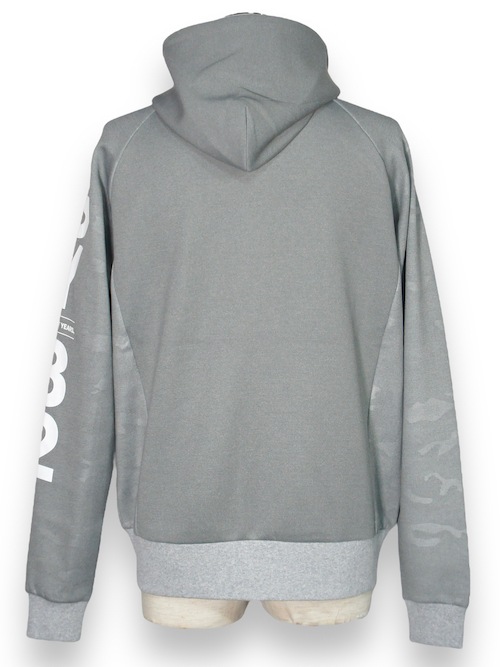 ZIP�ա��ǥ��� DOUBLE KNIT EMBOSS CAMO SHIELD LOGO ZIP HOODIE GRAY SY32 by SWEET YEARS �����磻�����ƥ��ȥ��Х����������ȥ��䡼��