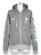 ZIP�ա��ǥ��� DOUBLE KNIT EMBOSS CAMO SHIELD LOGO ZIP HOODIE GRAY SY32 by SWEET YEARS �����磻�����ƥ��ȥ��Х����������ȥ��䡼��