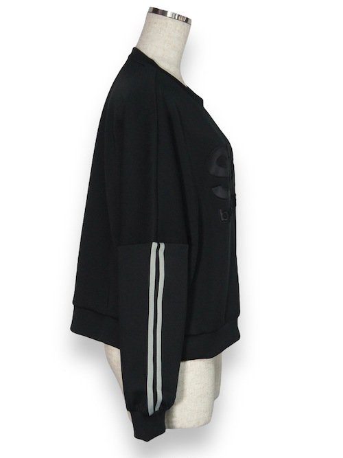 ��ǥ����� �ȥ졼�ʡ� WOMEN'S DOUBLE KNIT EMBOSS PULLOVER BLACK SY32 by SWEET YEARS �����磻�����ƥ����ȥ��Х����������ȥ��䡼��