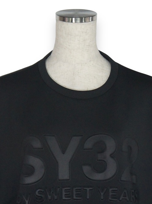 ��ǥ����� �ȥ졼�ʡ� WOMEN'S DOUBLE KNIT EMBOSS PULLOVER BLACK SY32 by SWEET YEARS �����磻�����ƥ����ȥ��Х����������ȥ��䡼��
