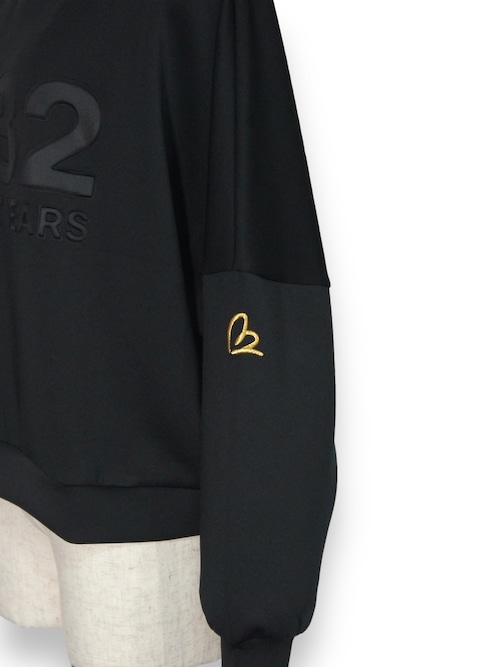 ��ǥ����� �ȥ졼�ʡ� WOMEN'S DOUBLE KNIT EMBOSS PULLOVER BLACK SY32 by SWEET YEARS �����磻�����ƥ����ȥ��Х����������ȥ��䡼��