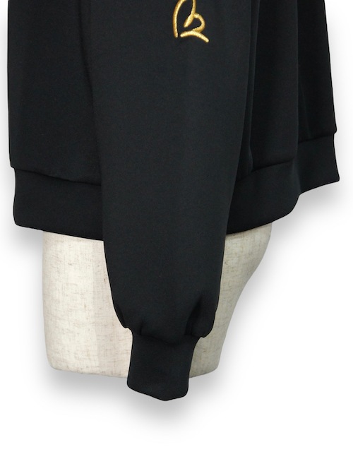 ��ǥ����� �ȥ졼�ʡ� WOMEN'S DOUBLE KNIT EMBOSS PULLOVER BLACK SY32 by SWEET YEARS �����磻�����ƥ����ȥ��Х����������ȥ��䡼��