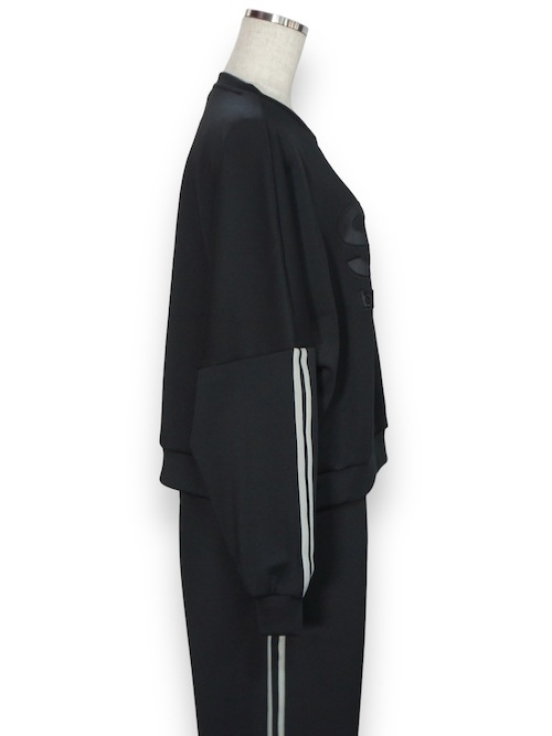��ǥ����� �ȥ졼�ʡ� WOMEN'S DOUBLE KNIT EMBOSS PULLOVER BLACK SY32 by SWEET YEARS �����磻�����ƥ����ȥ��Х����������ȥ��䡼��