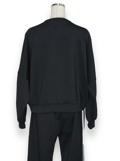 ��ǥ����� �ȥ졼�ʡ� WOMEN'S DOUBLE KNIT EMBOSS PULLOVER BLACK SY32 by SWEET YEARS �����磻�����ƥ����ȥ��Х����������ȥ��䡼��