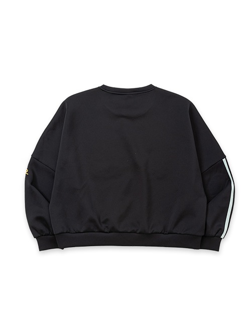 ��ǥ����� �ȥ졼�ʡ� WOMEN'S DOUBLE KNIT EMBOSS PULLOVER BLACK SY32 by SWEET YEARS �����磻�����ƥ����ȥ��Х����������ȥ��䡼��