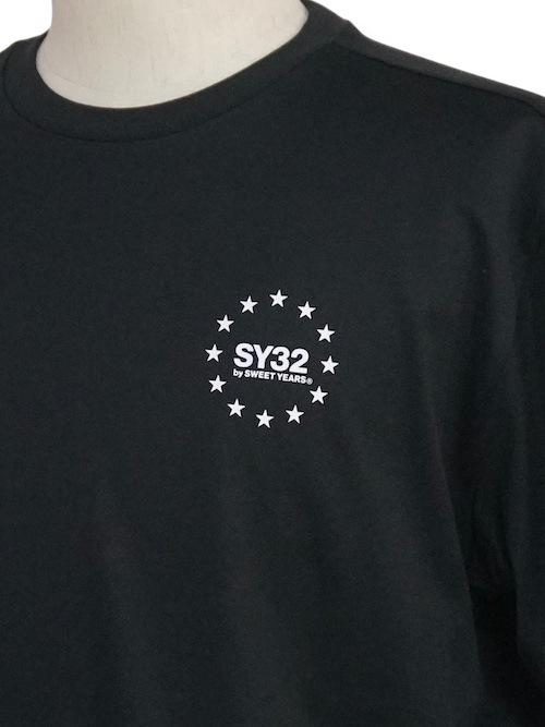 T MULTI LOGO GRAPHIC TEE BLACK SY32 by SWEET YEARS 磻ƥȥХȥ䡼