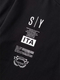 T MULTI LOGO GRAPHIC TEE BLACK SY32 by SWEET YEARS 磻ƥȥХȥ䡼