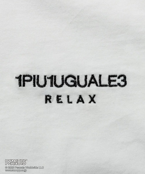 ���̡��ԡ� ���硼��������ȾµT����� �ۥ磻�� 1PIU1UGUALE3 RELAX ���Υԥ����Υ���������ȥ� ���å���