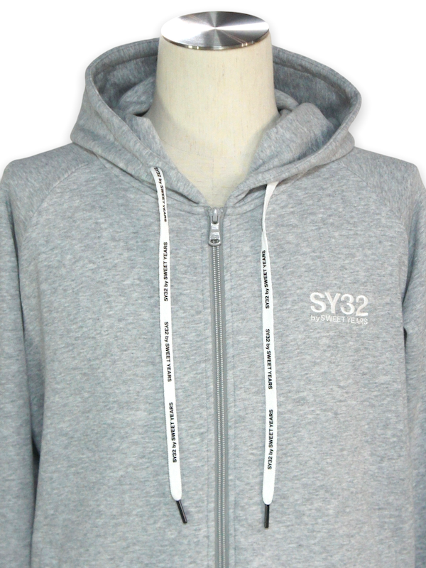 SY32 by SWEET YEARS��BASIC ZIP HOODIE Ver.2.0��GRAY