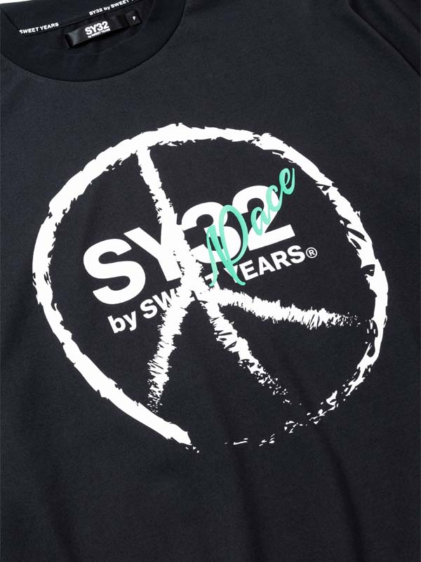 T����� DRAWING PACE OVERSIZE TEE BLACK SY32 by SWEET YEARS �����磻�����ƥ��ȥ��Х����������ȥ��䡼��