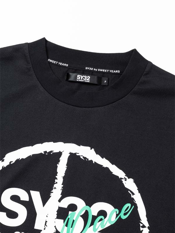 T����� DRAWING PACE OVERSIZE TEE BLACK SY32 by SWEET YEARS �����磻�����ƥ��ȥ��Х����������ȥ��䡼��