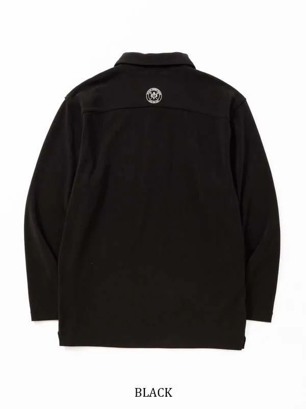 10%OFF �ݥ������ FLEECE MINI PILE COLLER SHIRTS MEN'S BLACK SY32 by SWEET YEARS GOLF