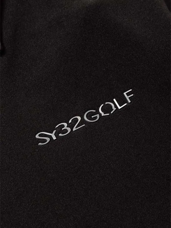 10%OFF �ݥ������ FLEECE MINI PILE COLLER SHIRTS MEN'S BLACK SY32 by SWEET YEARS GOLF