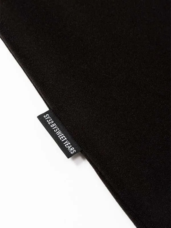 10%OFF �ݥ������ FLEECE MINI PILE COLLER SHIRTS MEN'S BLACK SY32 by SWEET YEARS GOLF