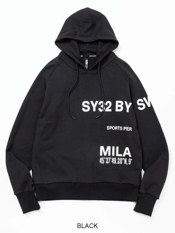 30%OFF PO�ա��ǥ��� SEPARATE GRAPHIC P/O HOODIE BLACK SY32 by SWEET YEARS �����磻�����ƥ��ȥ��Х����������ȥ��䡼��