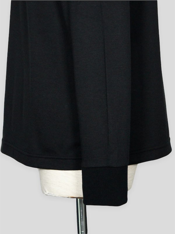 SY32 by SWEET YEARS��NECK DESIGNS L/S TEE��BLACK
