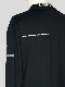 SY32 by SWEET YEARS��NECK DESIGNS L/S TEE��BLACK