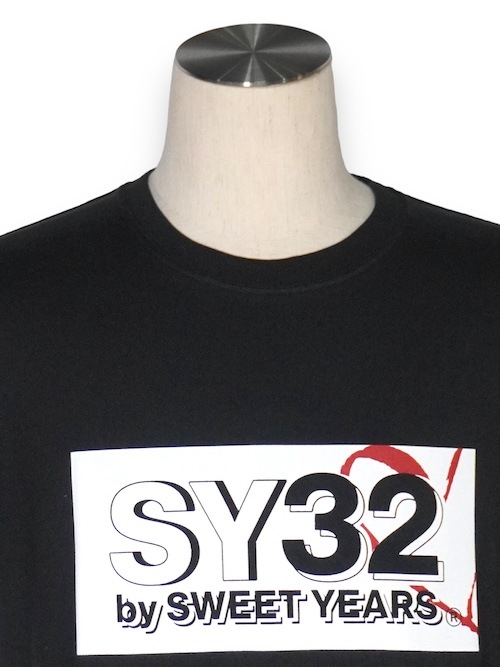 30%OFF T����� NEW BOX LOGO TEE BLACK��WHITE SY32 by SWEET YEARS �����磻�����ƥ��ȥ��Х����������ȥ��䡼��