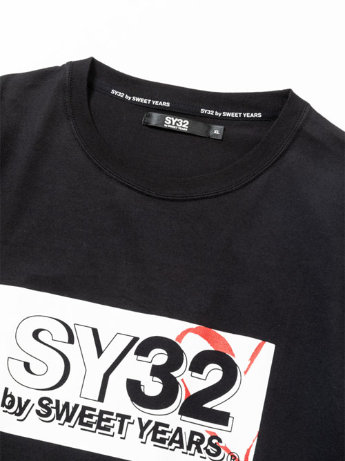 30%OFF T����� NEW BOX LOGO TEE BLACK��WHITE SY32 by SWEET YEARS �����磻�����ƥ��ȥ��Х����������ȥ��䡼��