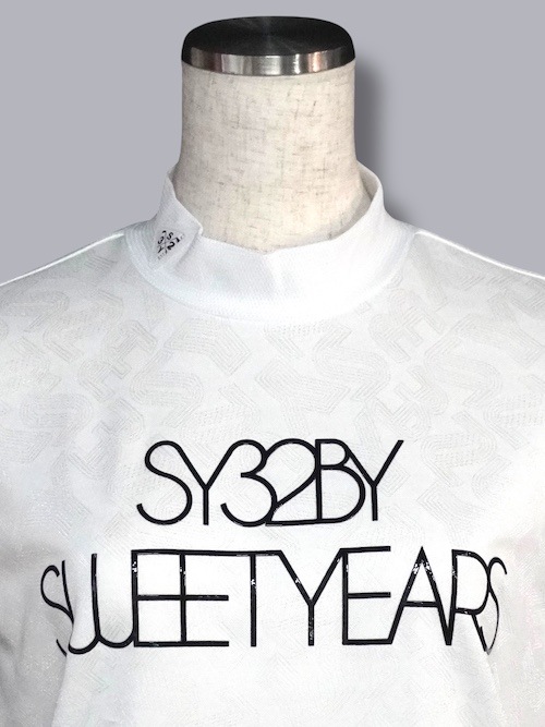 ǥ åͥå ORIGINAL JQ SHORT SLEEVE MOCK WHITE SY32 GOLF 磻ƥȥХȥ䡼 