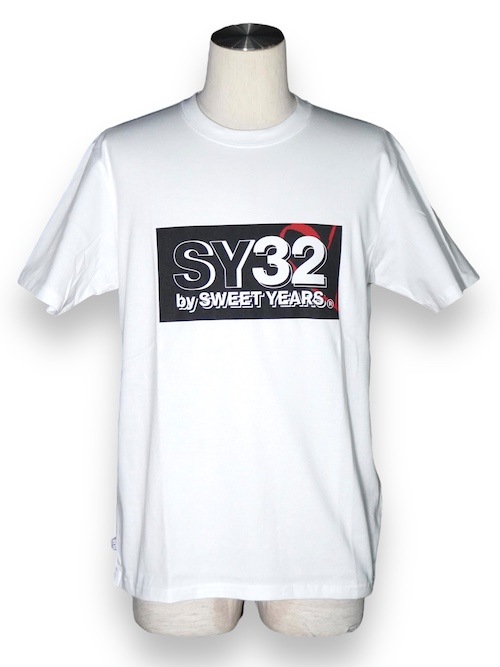 30%OFF T����� NEW BOX LOGO TEE WHITE��BLACK SY32 by SWEET YEARS �����磻�����ƥ��ȥ��Х����������ȥ��䡼��
