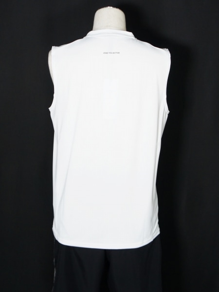 SY32 by SWEET YEARS「IRIDESCENT LOGO TANK TOP」WHITE