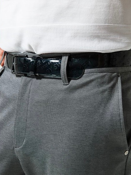 SY32 by SWEET YEARS�֡�GOLF��SYG LOGO BELT��BLACK