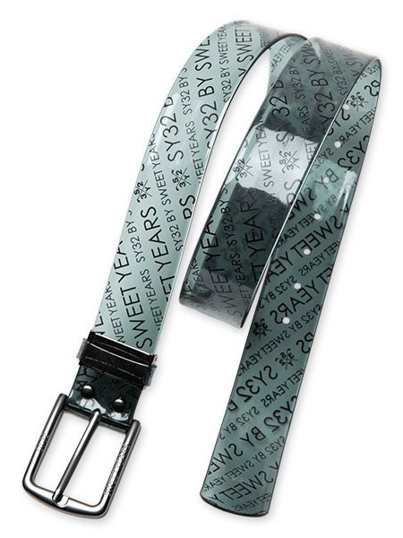 SY32 by SWEET YEARS�֡�GOLF��SYG LOGO BELT��BLACK