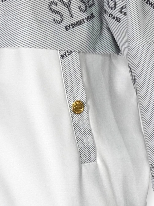 ��ǥ����� ����� ���硼�ȥ֥륾�� STRETCH GRAPHIC COMBI JACKET WOMEN'S WHITE SY32 by SWEET YEARS GOLF �����磻�����ƥ����ȥ��Х����������ȥ��䡼�� �����