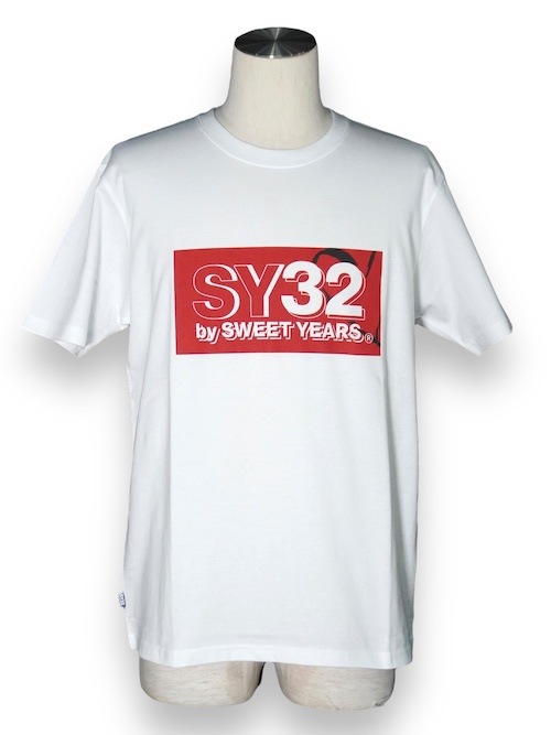 T NEW BOX LOGO TEE WHITERED SY32 by SWEET YEARS 磻ƥȥХȥ䡼