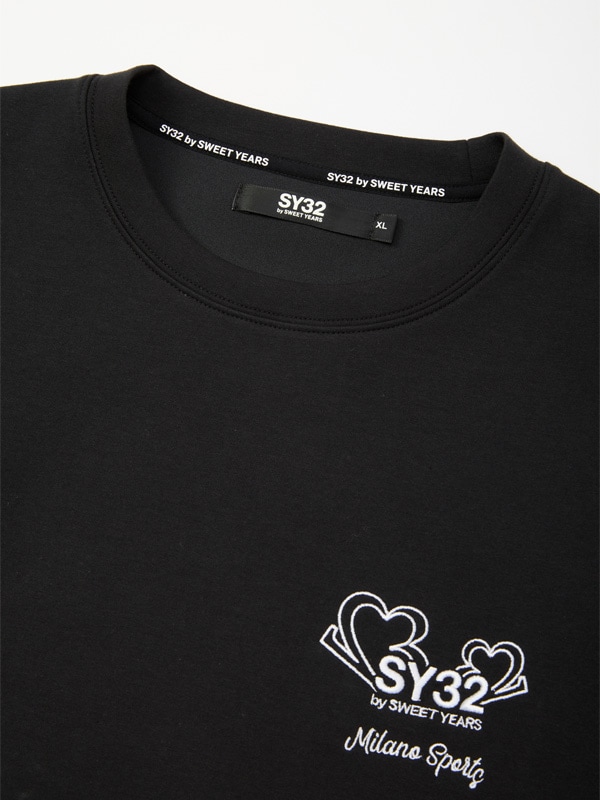 ĹµT����� MINI LOGO SWEAT L/S TEE BLACK SY32 by SWEET YEARS �����磻�����ƥ����ȥ��Х����������ȥ��䡼��