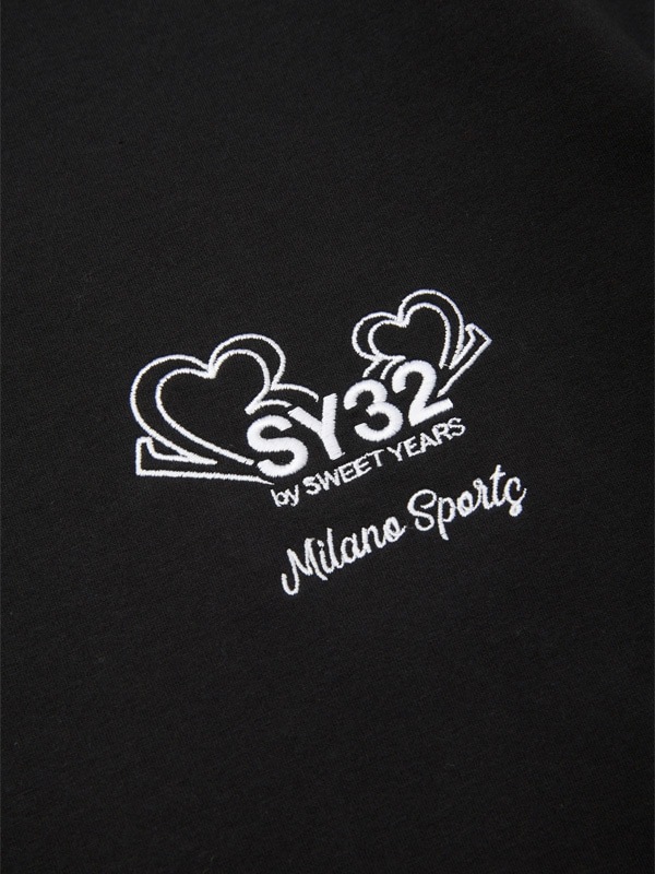 ĹµT����� MINI LOGO SWEAT L/S TEE BLACK SY32 by SWEET YEARS �����磻�����ƥ����ȥ��Х����������ȥ��䡼��