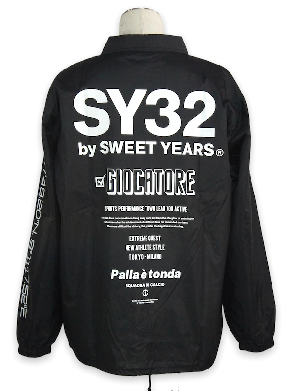 SY32 by SWEET YEARS「GIOCATORE COACH JK」BLACK | アウター | Verite
