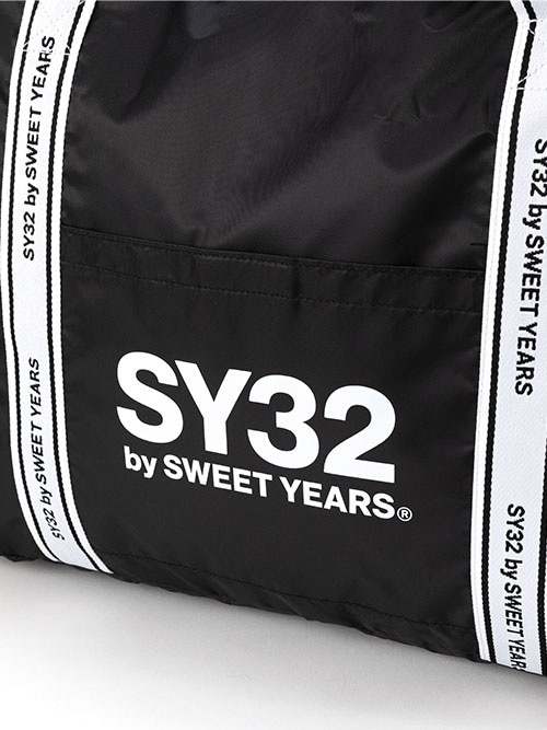 SY32 BY SWEET YEARS - coco 中古 エスワイサーティトゥバイスィートイヤーズ SY32 by SWEET YEARS カートバッグ ブラック 黒 シンプル COMPACT TRAVEL BAG BLACK SY32 by SWEET YEARS エスワイ