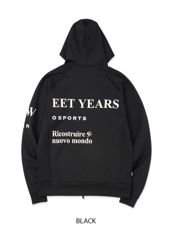 10%OFF ZIP�ա��ǥ��� DOUBLEKNIT SEPARATE GRAPHIC ZIP HOODIE BLACK SY32 by SWEET YEARS �����磻�����ƥ��ȥ��Х����������ȥ��䡼��