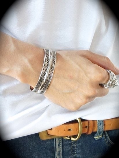 made by VELVET LOUNGE ��WAVE CHAIN BANGLE�� ��� : 22,000��(�ǹ�)