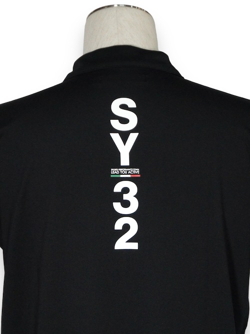 �ݥ������ ZIP LOGO POLO SHIRTS 13403 BLACK SY32 by SWEET YEARS �����磻�����ƥ��ȥ��Х����������ȥ��䡼��