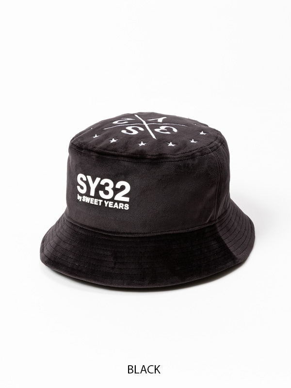�٥����ϥå� VELOUR 3 LAYER HAT BLACK SY32 by SWEET YEARS �����磻�����ƥ��ȥ��Х����������ȥ��䡼��