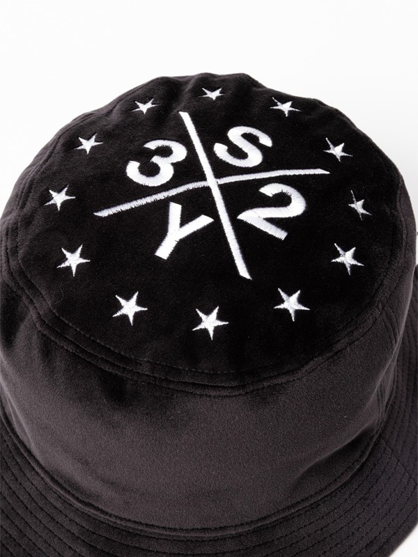 �٥����ϥå� VELOUR 3 LAYER HAT BLACK SY32 by SWEET YEARS �����磻�����ƥ��ȥ��Х����������ȥ��䡼��